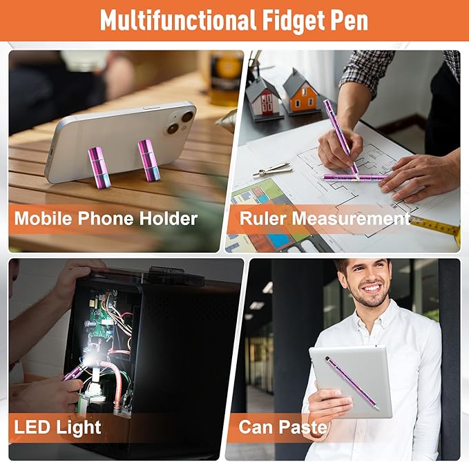 Dusor Gifts for Men Fidget Pen, 2026 Graduation Gift for Him Her Multifunction Pen, Anniversary Birthday Father‘s Day Gifts for Men Dad Husband Brother Boyfriend, Cool Stuff Gadgets for Son Teens Boy