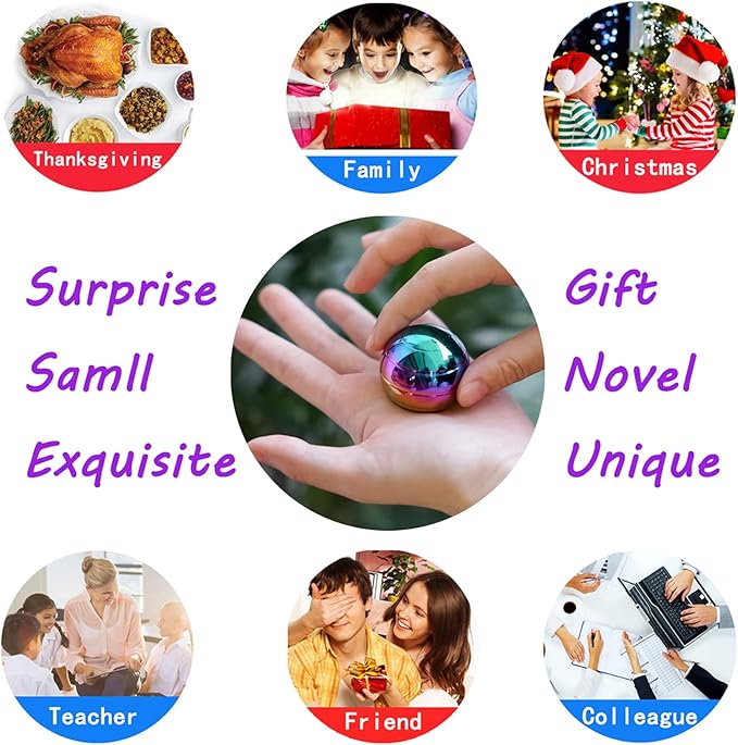 Desk-Fidget-Toys for Kinetic-Toy: Cool-Gadgets Cool-Stuff for Adults Kids Teens, Spinning Up to 180 Seconds, Stress Relief Toy for Optical-Illusion Gift for Office School Home Women Men