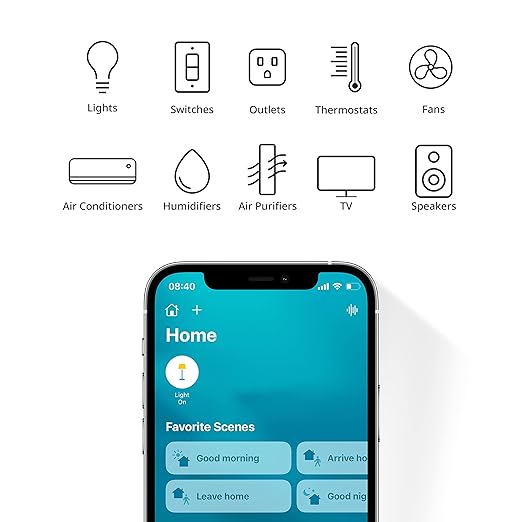 SwitchBot Smart Plug Mini, 15A Energy Monitoring, WiFi & Bluetooth Outlet, Compatible with Alexa, Google Assistant, Home Assistant, App Control, Timer Function, No Hub Required, Compact Design