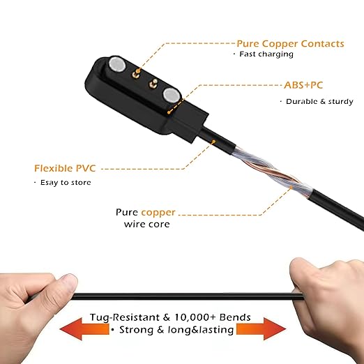 Automatic soap Dispenser Magnetic Charging Cable
