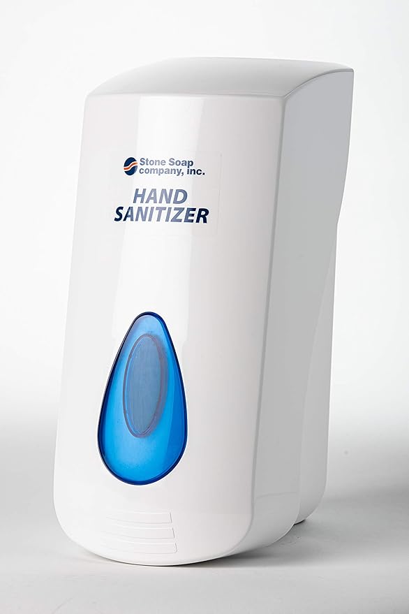 Automatic or Manual Hand Sanitizer Dispenser, Touch-Free Designed for Wall Mounting to an Optional Floor or Counter Stand (Manual Wall Mount 67.5 oz. Dispenser)
