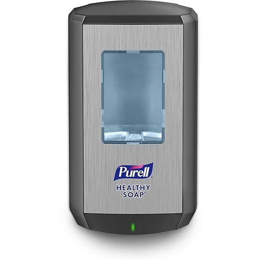 PURELL CS6 Automatic HEALTHY SOAP Dispenser, Graphite, for 1200 mL PURELL CS6 HEALTHY SOAP Refills (Pack of 1) - 6534-01 - Manufactured by GOJO, Inc.