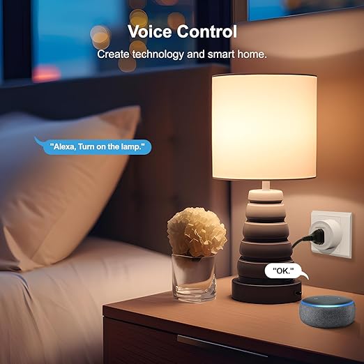 Smart Plug, WiFi Plugs Work with Alexa & Google Assistant, Smart Outlet with Timer & Group Controller, WiFi Outlet for Home, No Hub Required, ETL & FCC Certified, 2.4GHz WiFi, 16A, 4 Pack