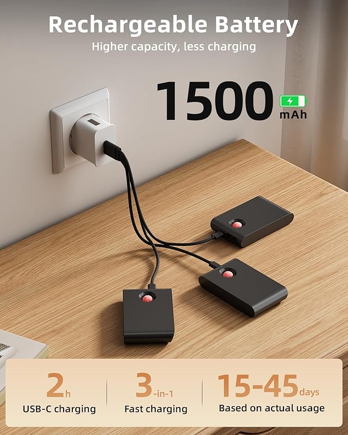 EZVALO 6 Pack Motion Sensor Night Lights, Sync LED Stair Lights Indoor, 1500mAh Rechargeable, Magnetic & Dimmable, 3000K Soft White, Portable Nightlight for Hallway, Stairs, Bathroom, Bedroom (Black)