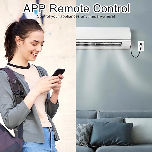 Greencycle Zigbee Smart Plug with Remote,Smart Outlet with Wall Switch,No Cloud Required(2.4G Hub Required),APP Control,Voice Control Compatible with Alexa,Google Assistant,Schedule and Timer