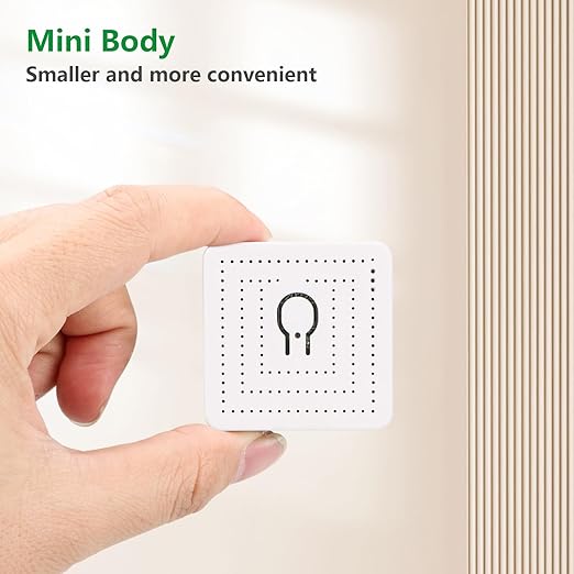 Wengart Matter Smart Relay WiFi Switch,16A Mini Universal Module for Smart Home, Works with Apple Home,Alexa & Google Home via Matter,eWelink App 2.4GHz,Retrofit in-Wall Switch,No Hub Required