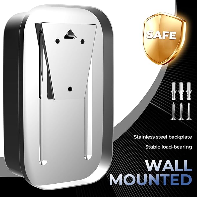 Commercial Soap Dispenser Wall Mount Stainless Steel Soap Dispensers Liquid Manual Anti-Leak Pump Hand Soap Dispenser for Bathroom Kitchen Silver (17 fl.oz./500ml)