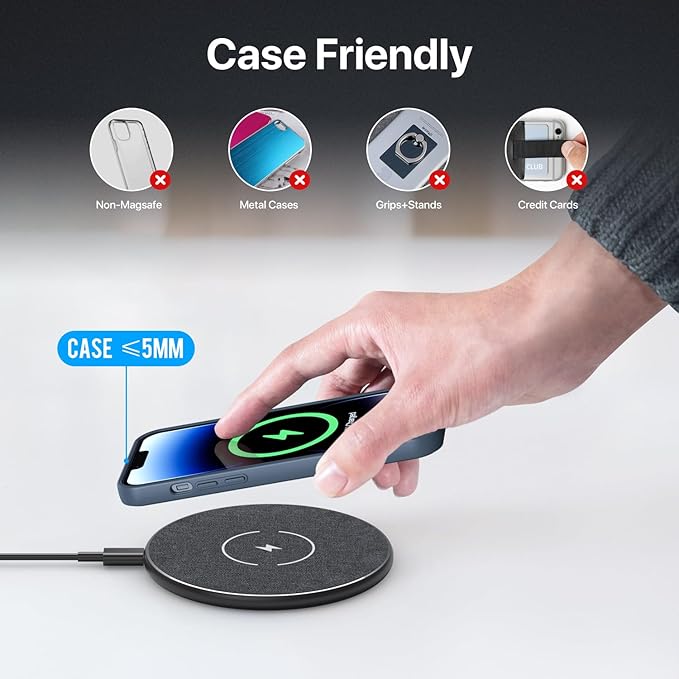 Wireless Charger 30W, 30W Fast Wireless Charging Pad For iPhone 15 14 13 12 11 X 8, Samsung Wireless Charger For Galaxy S24/S23/S22/S21/S20/S10/S9/S8/Note20/10/9/8, Air Pods/Galaxy Buds, Pixel/LG G8 7