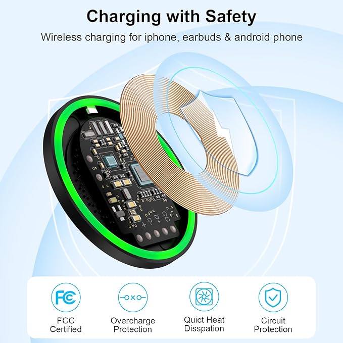Samsung Wireless Charger Fast Charging Pad for Samsung Galaxy S26 S26 Ultra S26 Plus S25 Edge S24 Ultra S24+ S24 S23 FE S22 S21 S20 S10 Note 20 10, 18W Phone Wall Charger Cargador Inalambrico