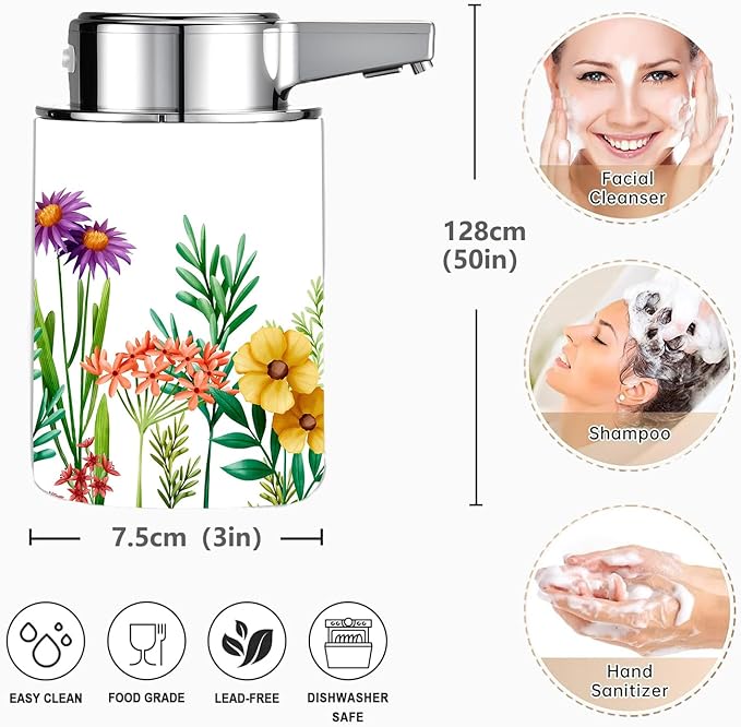 Automatic Soap Dispenser,soap Dispenser Dish soap Dispenser Hand Bathroom Touchless with Infrared Sensor （Secret Realm）