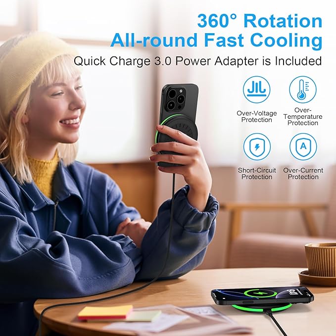 Samsung Wireless Charger Fast Charging Pad for Samsung Galaxy S26 Ultra/S25 Ultra/S25 Plus/S24FE/S23/S22/S21/S20,15W Android Phone Wireless Charging Station with Adapter for Google Pixel 10Pro XL 9a 8