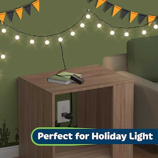 TOPGREENER Table-Top Plug in Dimmer for Table or Floor Lamps, Slide Control, Works with 360 Watt Incandescent/Halogen and 150 Watt Dimmable CFL/LED, Off at Lowest dim, 6ft Cord, TGTTDL300-BK, Black