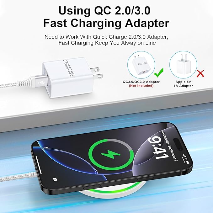 15W Pixel 10 9 8 Wireless Charger Fast Charging Pad For Google Pixel 10a 10Pro XL/Fold 9pro 8pro 8a 7a, Wireless Charger Pad for iPhone 17/16/15, Samsung Galaxy S26 S25 S24 FE S24 Z Fold6 23 Ultra S22