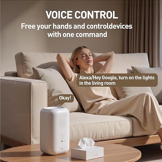 Matter Smart Switch, Smart Light Switch, WiFi Mini DIY Module, eWeLink Web, Flush-Mounted, APP & Voice Control, Smart Switches for Lights Compatible with Apple, Alexa & Google, 4PCS