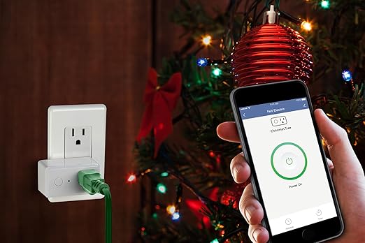 Feit Electric Smart Wi-Fi Plug, Works with Alexa and Google Home, No hub Required, 2.4 Ghz Network Only, Remote Control from Anywhere 15 Amp, Indoor Outlet for Home Appliances