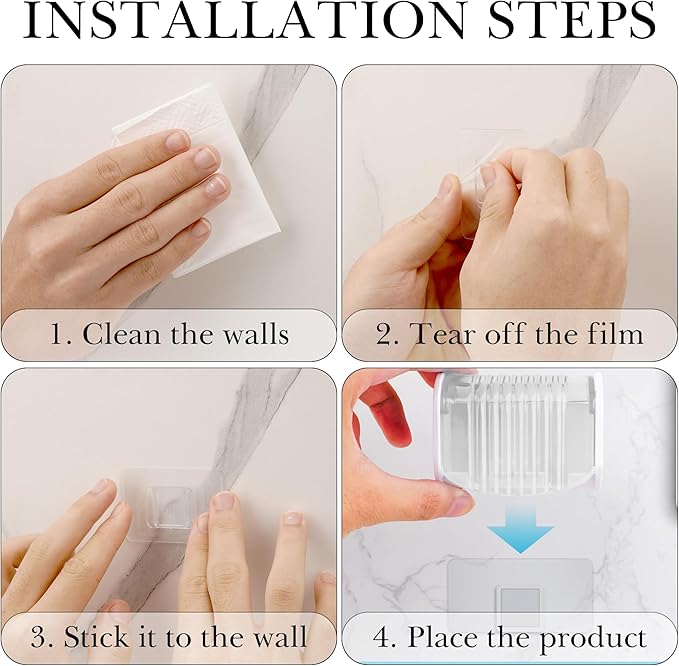1 Pack Toothbrush Holder Wall Mounted with Cover for Bathroom, 2 Slots Toothbrush Storage Organizer for Shower, Self Adhesive Toothbrush Hanger (White)