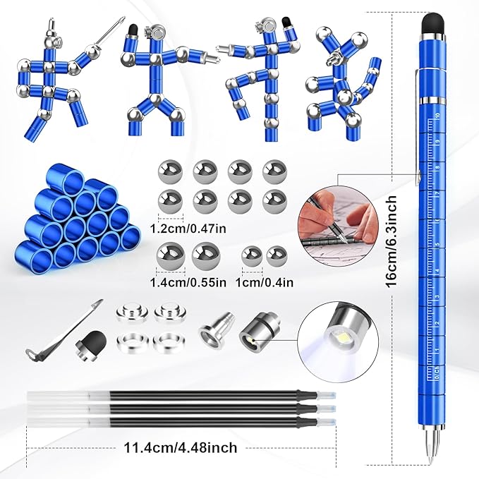 Dusor Gifts for Men Fidget Pen, 2026 Graduation Gift for Him Her Multifunction Pen, Anniversary Birthday Father‘s Day Gifts for Men Dad Husband Brother Boyfriend, Cool Stuff Gadgets for Son Teens Boy