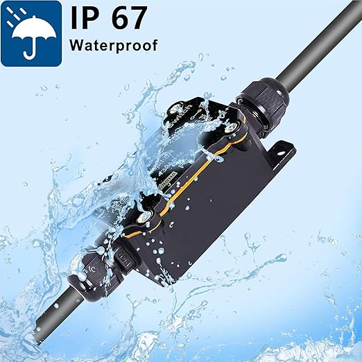 AC110V Remote Control Power Switch,Waterproof Wireless Light Switch,165 Feet Long,AC110V/120V/250V/20A RF Module Relay,Outdoor Weatherproof Smart Socket,Electrical Equipment