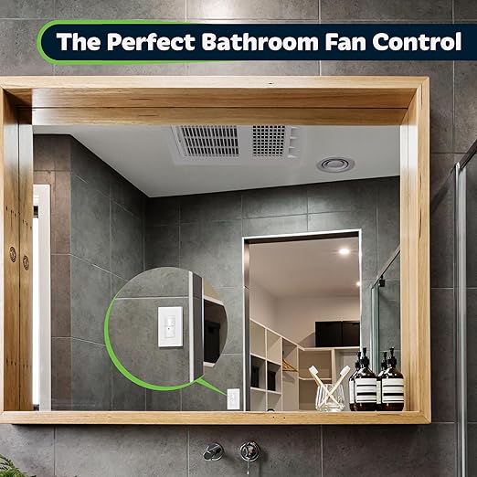 TOPGREENER PIR Motion Sensor Light Switch, Occupancy & Vacancy Motion Sensor Switch, 𝐎𝐩𝐞𝐫𝐚𝐛𝐥𝐞 𝐖𝐢𝐭𝐡𝐨𝐮𝐭 𝐆𝐫𝐨𝐮𝐧𝐝 𝐖𝐢𝐫𝐞, No Neutral Wire, Single Pole, TDOS5-HL-W, White