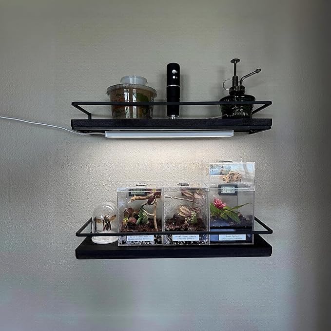 ASOKO Under Cabinet Led Lighting, 12 Inch Light Strip Bar, Daylight White 5000K Dimmable Plug in USB Light, Small Thin Led Under Counter Lighting for Kitchen/Room/Shelf/Desk/Display Case