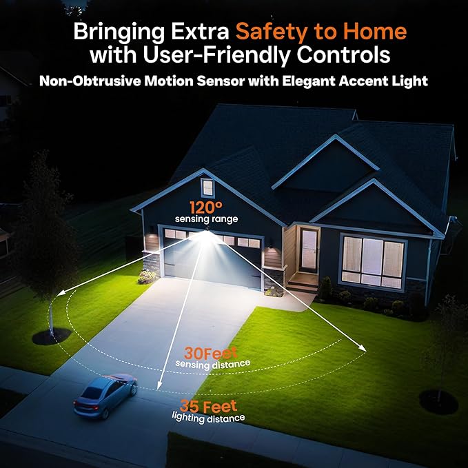 Battery Operated Motion Sensor Light Outdoor, 4000mAh Rechargeable 600 Lumen Battery Powered Spotlight Outdoor Waterproof for Porch, Garage, House (Black)