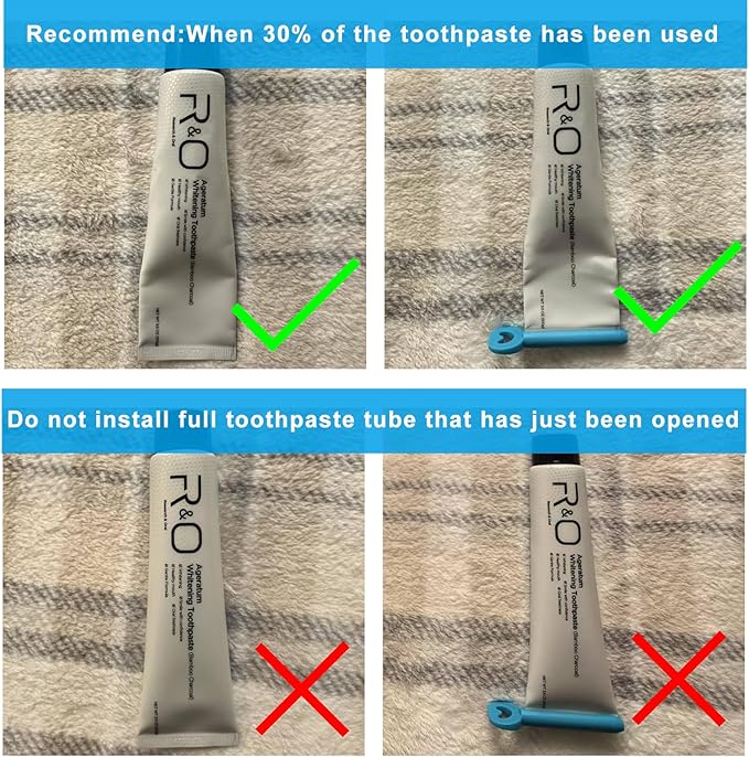 Toothpaste Squeezer, Set of 4 Tube Roller Squeezer, Dispenser, Simple and Practical