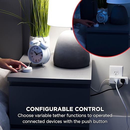 UltraPro Smart Plug WiFi Outlet with Tether, Dual Smart Outlet, Smart Home, Smart Switch, Works with Alexa, Google Home, No Hub Needed, ON/Off Switch, Easy to Use App, Remote Control Outlet, 60343