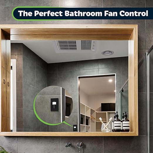 TOPGREENER PIR Motion Sensor Light Switch, Occupancy & Vacancy Motion Sensor Switch, 𝐎𝐩𝐞𝐫𝐚𝐛𝐥𝐞 𝐖𝐢𝐭𝐡𝐨𝐮𝐭 𝐆𝐫𝐨𝐮𝐧𝐝 𝐖𝐢𝐫𝐞, No Neutral Wire, Single Pole, TDOS5-HL-BK, Black