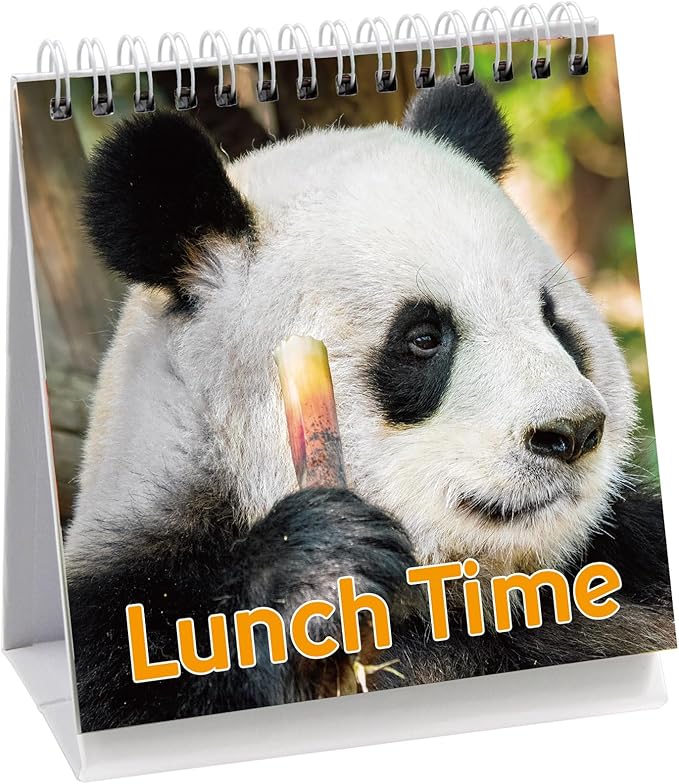 Fancy Land Funny Animal Desk Signs - 30 Flip-Over Messages - Office Desk Accessories - Plastic - 5 Inches x 5.7 Inches