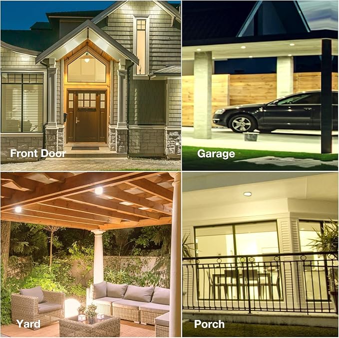 Sengled Motion Sensor Light Bulbs, A19 LED Dusk to Dawn Bulbs 3000K Soft White, Motion Activated Indoor Outdoor Light Bulbs 8.8W (60W Equivalent) 800 Lumens for Porch, Garage, Hallway, 4 Pack