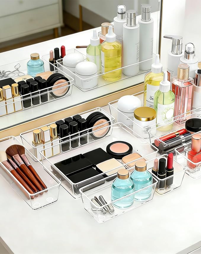 45P Clear drawer organizers