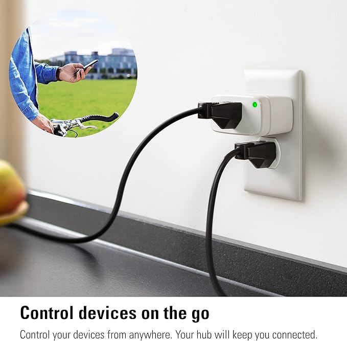 Eve Energy (Matter) 2 Pack – Smart Plug, App and Voice Control, 100% Privacy, Matter Over Thread, Works with Apple Home, Alexa, Google Home, SmartThings, Requires Thread Border Router