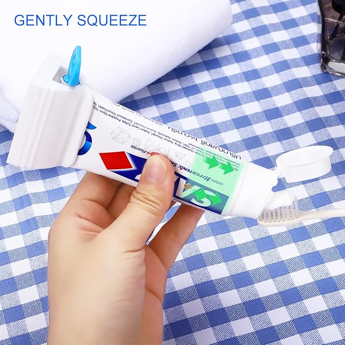 Toothpaste Squeezer, Set of 4 Tube Roller Squeezer, Dispenser, Simple and Practical