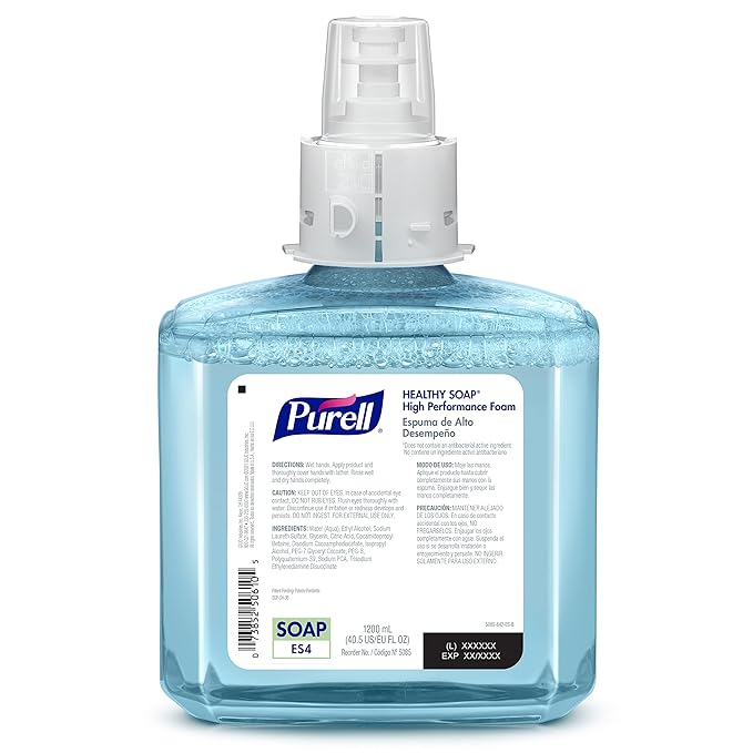 Purell 508502 Healthcare HEALTHY SOAP High Performance Foam, 1200 mL, for ES4 Dispensers, 2/CT