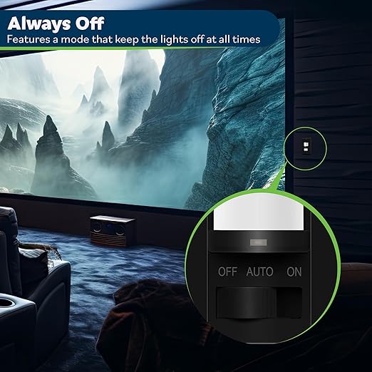 TOPGREENER Occupancy/Vacancy PIR Motion Sensor Light Switch, Learning Function, No Neutral No Ground Required, 200W Incandescent / 150W LED Load, UL Listed, Wall Plate Included, Black, 2 Pack
