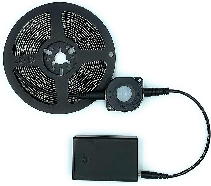 Keh Gun Safe Pantry Under Cabinet Light (tm) American Owned Motion Sensor Activated Battery Powered Led Lighting(12ft)