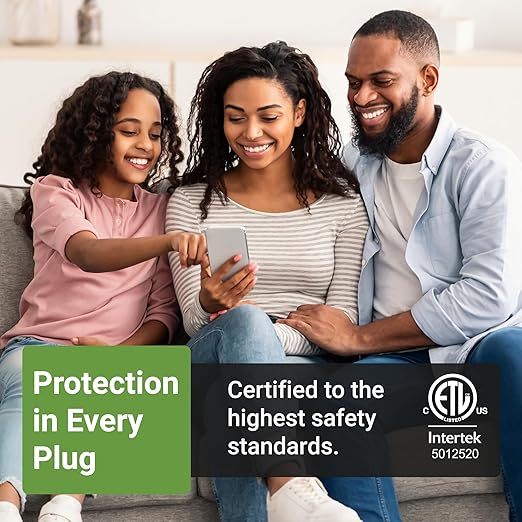Emporia Energy Monitoring Smart Plug, WiFi Smart Outlet Plug Works with Alexa and Google Home - 15a WiFi Outlet with Timer, Mobile App, Home Energy Monitor, Scheduling - 2.4ghz WiFi Only (1 Pack)