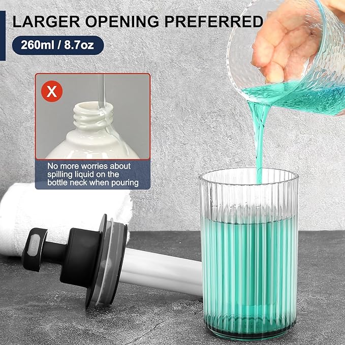 Automatic Soap Dispenser Foaming Touchless: 9oz Black Plastic - Rechargeable Electric Smart Auto Foam Soap Dispenser - Hand Dish Bathroom Kitchen