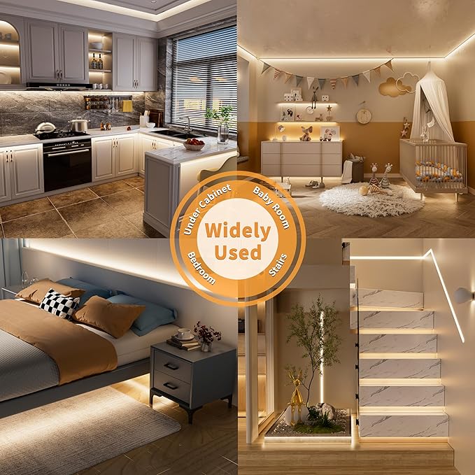PAUTIX COB LED Strip Lights,Dotles LED Lights with Motion Sensor,5V USB LED Strip Light 4000K Natural White,Super Bright Dimmable Motion Activated LED Tape Light for Bedroom,Cabinets,Kitchen,Stairs